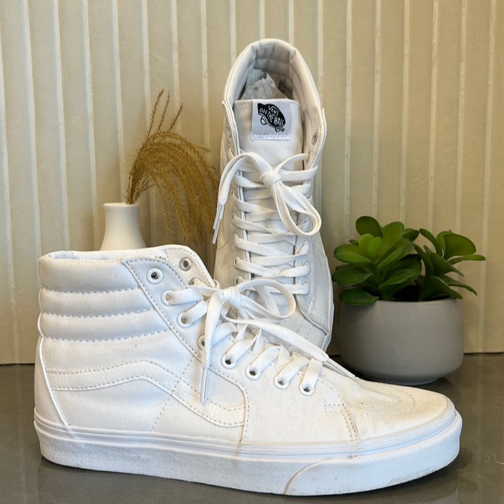 Vans off the wall high top shoes